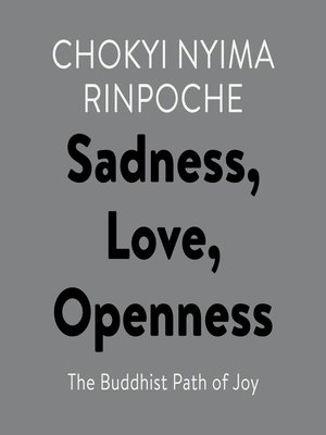 cover image of Sadness, Love, Openness
